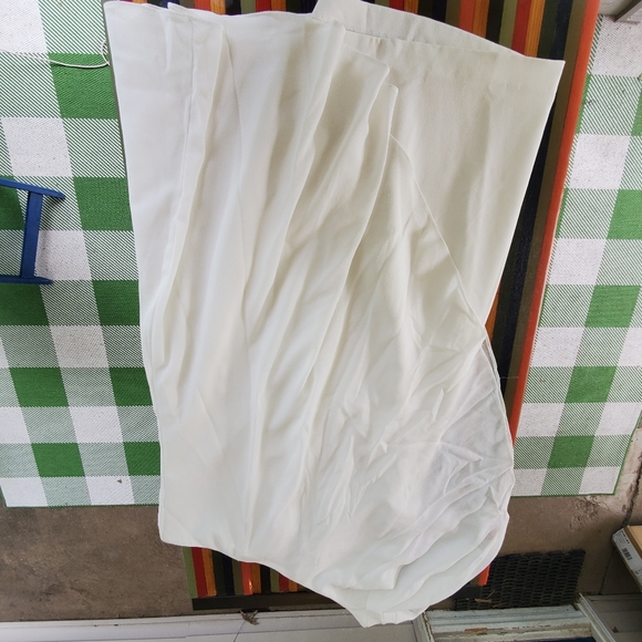 White One-Shoulder Cocktail Dress - Picture 8 of 8